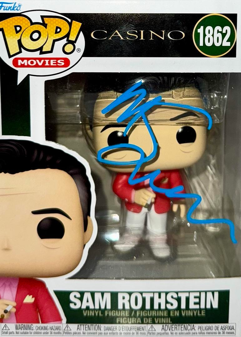 Martin Scorsese Signed Funko Pop #1862 "Sam Rothstein" (Casino) - Beckett COA #02